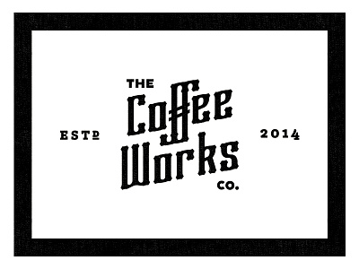 Coffee coffee lettering logo