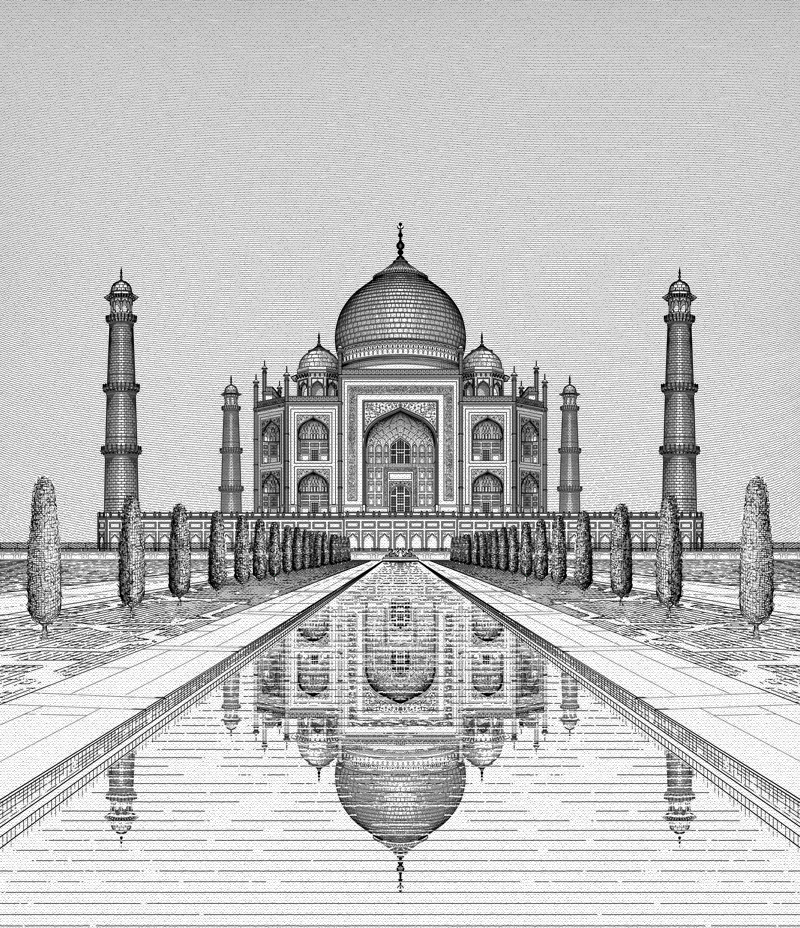 The Taj Agra by Joe White on Dribbble