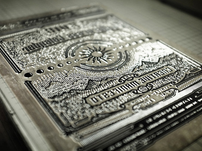 letterpress plate by joe white dribbble letter press plate