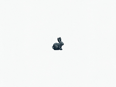 Rabbit animal bunny engraving etching fluff hop illustration monogram rabbit