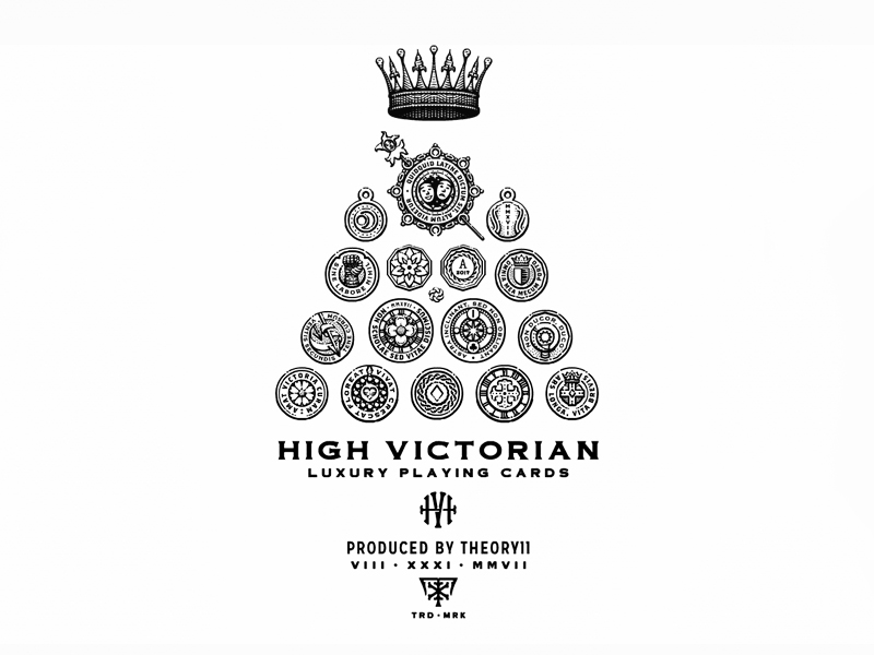 Хай 11. High Victorian playing Cards. Карты High Victorian от Theory 11. High Victorian.