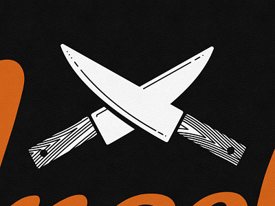 Carvey blade grain graphic designer knives logo logo design oooo projects real released soon top secret woodgrain