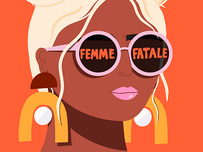 Femme Fatale digitalart illustration procreate