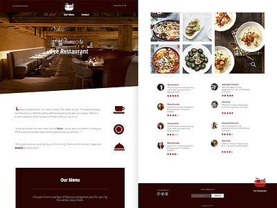 Eve Restaurant Website