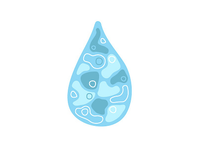 H2O blue chemical elements h2o illustration simple water drop