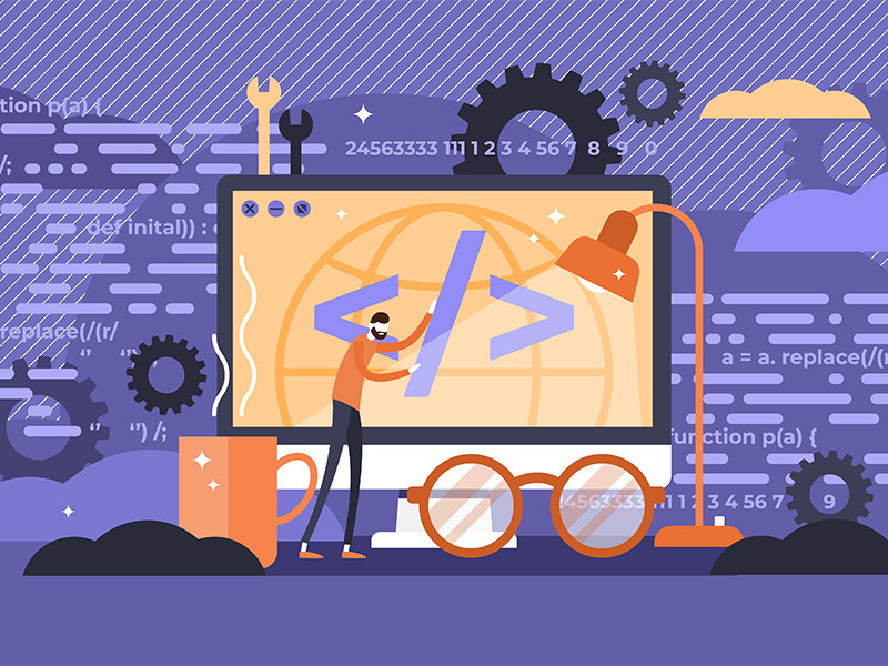 Programming Concept by VectorMine on Dribbble