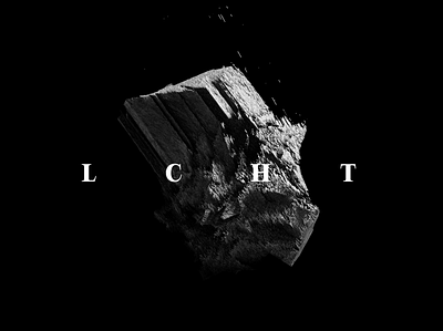 LCHT | EXPERIMENT 3d abstract album album art album artwork album cover album cover design art art direction artwork asteroid black blender design illustration lachute photoshop pixel sorting space white