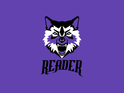 Reader Logo aggresive bite game hockey sports wolf