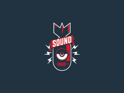 Sound Raid Logo bomb music raid sound