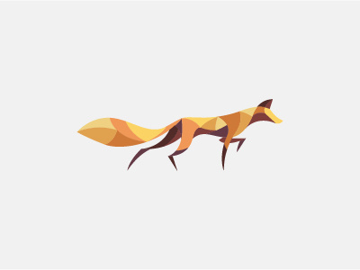 Foxdesign Logo fox hunting life logo mozaic nature wild