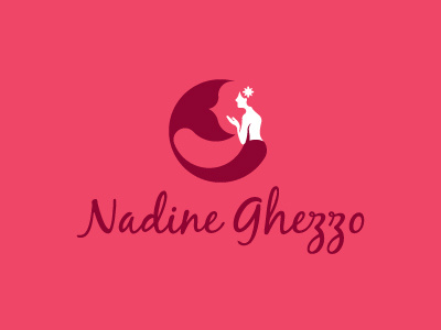 Nadine Ghezzo female femenine flower logo magical mermaid mythical woman