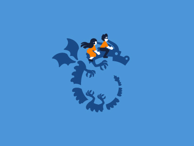 Shafayat And Aoi adventure dragon fantasy kids logo magic