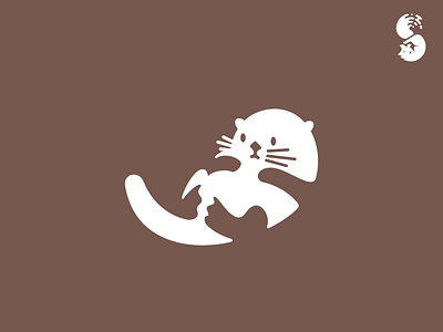 Seeotter Logo cute logo nature otter sea wild