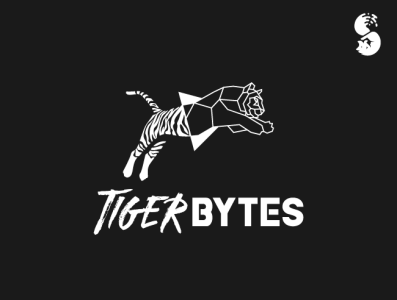 Tiger Bytes Logo 2 dimension feline logos nature tiger wild