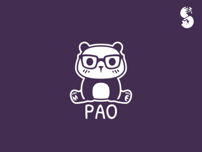 Pao Logo bear cute cute animal logo nature nerdy panda