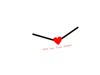 Lovely letter gif design design gif illustration