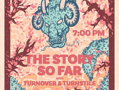 The Story So Far Poster design gig poster illustration pop punk poster