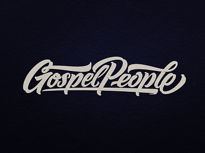 Gospel People brush brushtype calligraphy font handlettering inspiration lettering logo logodesign type