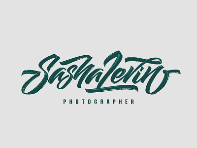 Sasha Levin brush brushtype calligraphy font handlettering inspiration lettering logo logodesign type