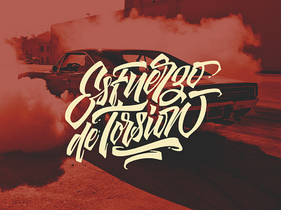 Esfuerzo de Torsion brush brushtype calligraphy font handlettering inspiration lettering logo logodesign type typography