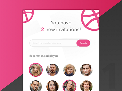 Day 21 - Dribbble Invitation Modal