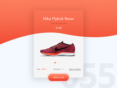 Day 55 - Add to cart 100 day challenge card challenge dailyui design e commerce messenger product shop ui user interface ux