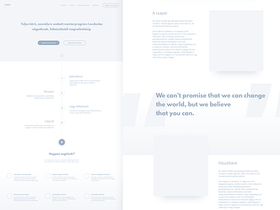 Landing Page Wireframe diffuse shadow landing page sketch wip wireframe