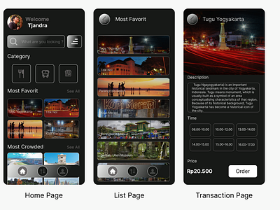 Tourist Apk app ui uiapp uidesign