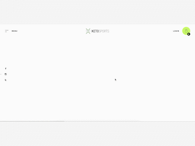 Ketosports website animation
