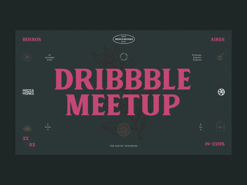 Dribbble Meetup - Buenos Aires (Playoff) animation code css css 3 html html 5 html css htmlcss javascript motion ui