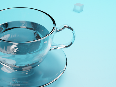 Glass of water / cube