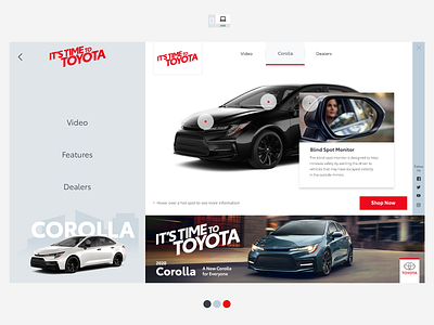 Toyota Corolla 2020 Ads ad advert banner desktop digital hotspot iab interactive mobile tablet
