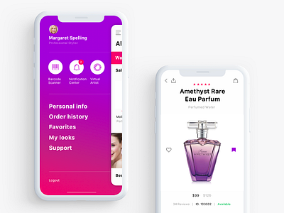 MakeUp app app e commerce ios makeup perfumery product profile