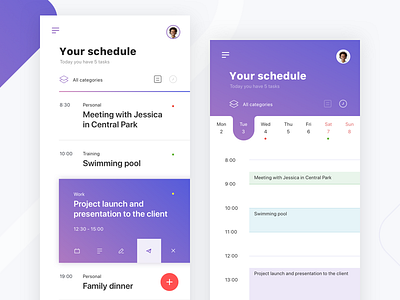 One more Productivity App by Sergii Bilenko 🇺🇦 on Dribbble