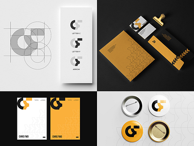 Chris Forward (FWD) branding arrow branding cf clean design geometric icon logo mark modern smart symbol