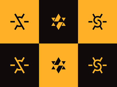 S for Solar branding geometric icon light logo mark modern rays s logo smart solar sun symbol