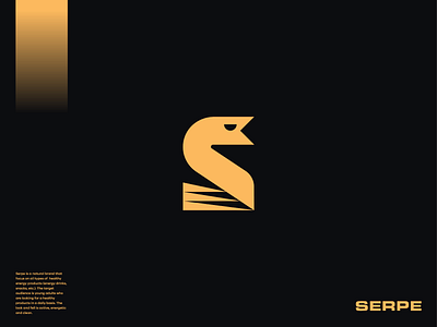 Serpe Logo animal branding design geometric letter s logo mark snake symbol