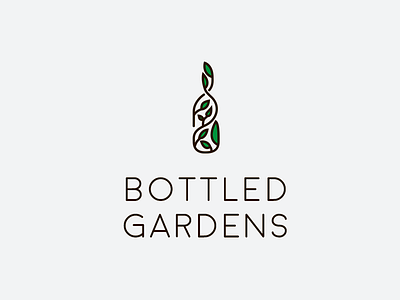 Organic bottle design bottle green logo modern organic