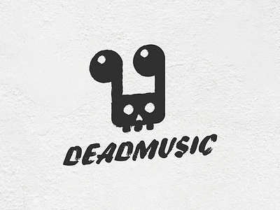 Dead music idea creative dead design illustration logo logodesign mark modern music note smart