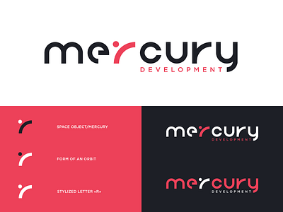 Mercury - Redesign branding clean design geometric icon identity logo mark mercury minimal modern rebrand smart space