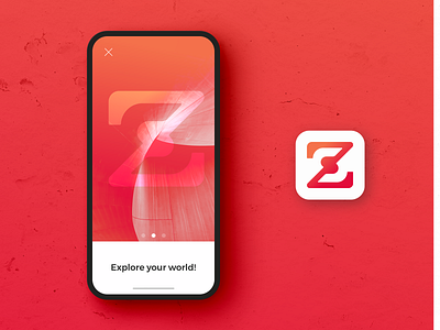 ZS ui branding digital icon logo logodesign mark modern monogram negative space s symbol ui z zs logo
