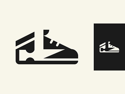 Cobbler clean cobbler design geometric hammer logo mark modern negative space negativespace shoe smart sneaker