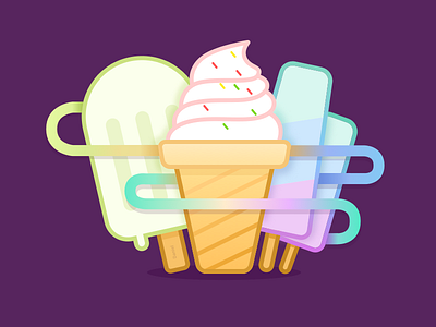 Ice cream ai color sketch