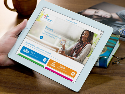 FrieslandCampina for iPad • 2013 design ipad mobile ux
