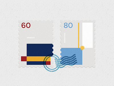 postage stamp #5 argentina armenia flag geometric mail minimal national flag postage stamp stamp