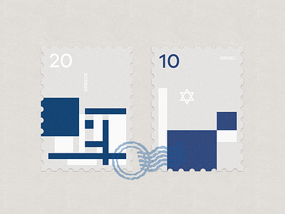 postage stamp #12 flag geometric mail minimal national flag postage stamp stamp