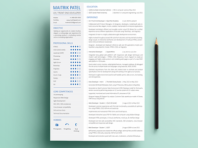 Resume/CV Print Friendly