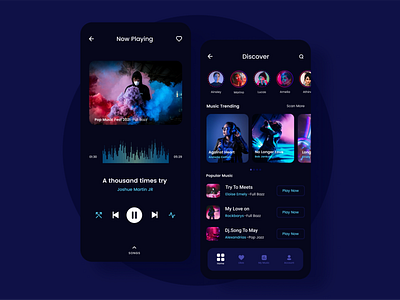 Mobile App Music app design mobile music ui ux