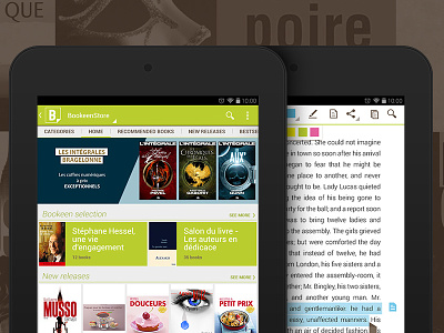 Reading app for tablets android app book bookeen ebook ipad kindle reader