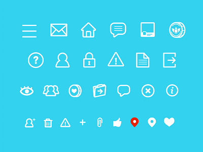 The Social Ammo Icons